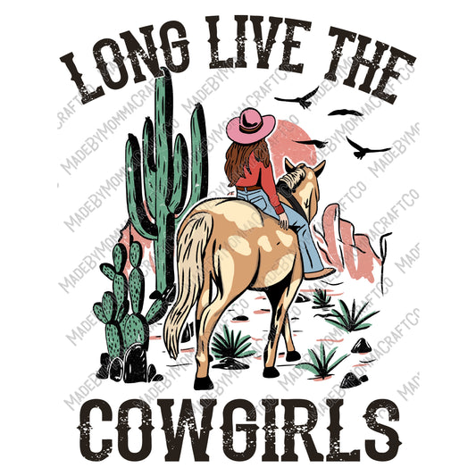 Long Live The Cowgirls - Cheat Clear Waterslide™ or White Cast Sticker