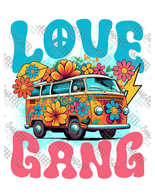 Love Gang 1 - Hippie Gypsy - Direct To Film Transfer / DTF - Heat Press Clothing Transfer