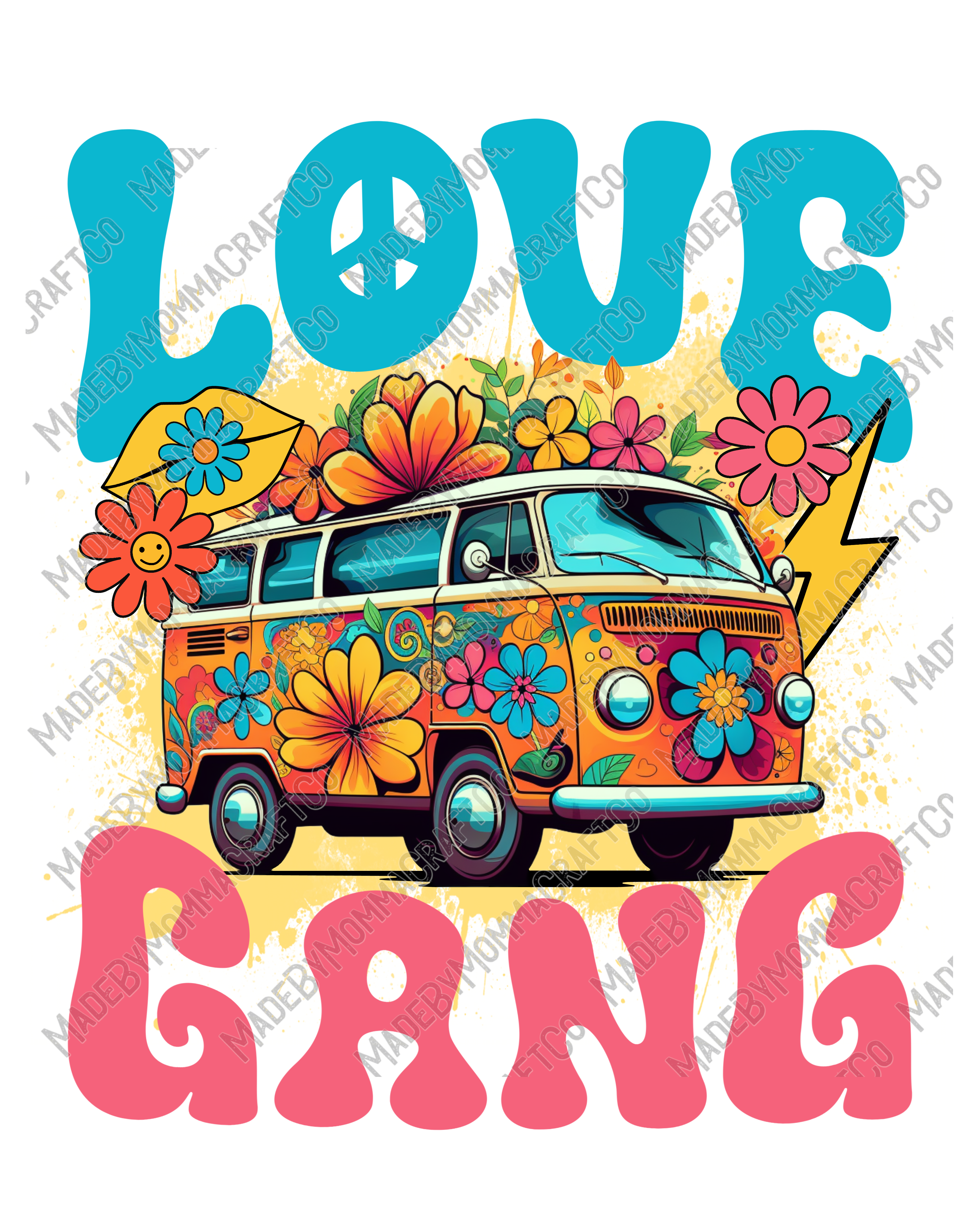 Love Gang Buss - Cheat Clear Waterslide™ or UV DTF Sticker