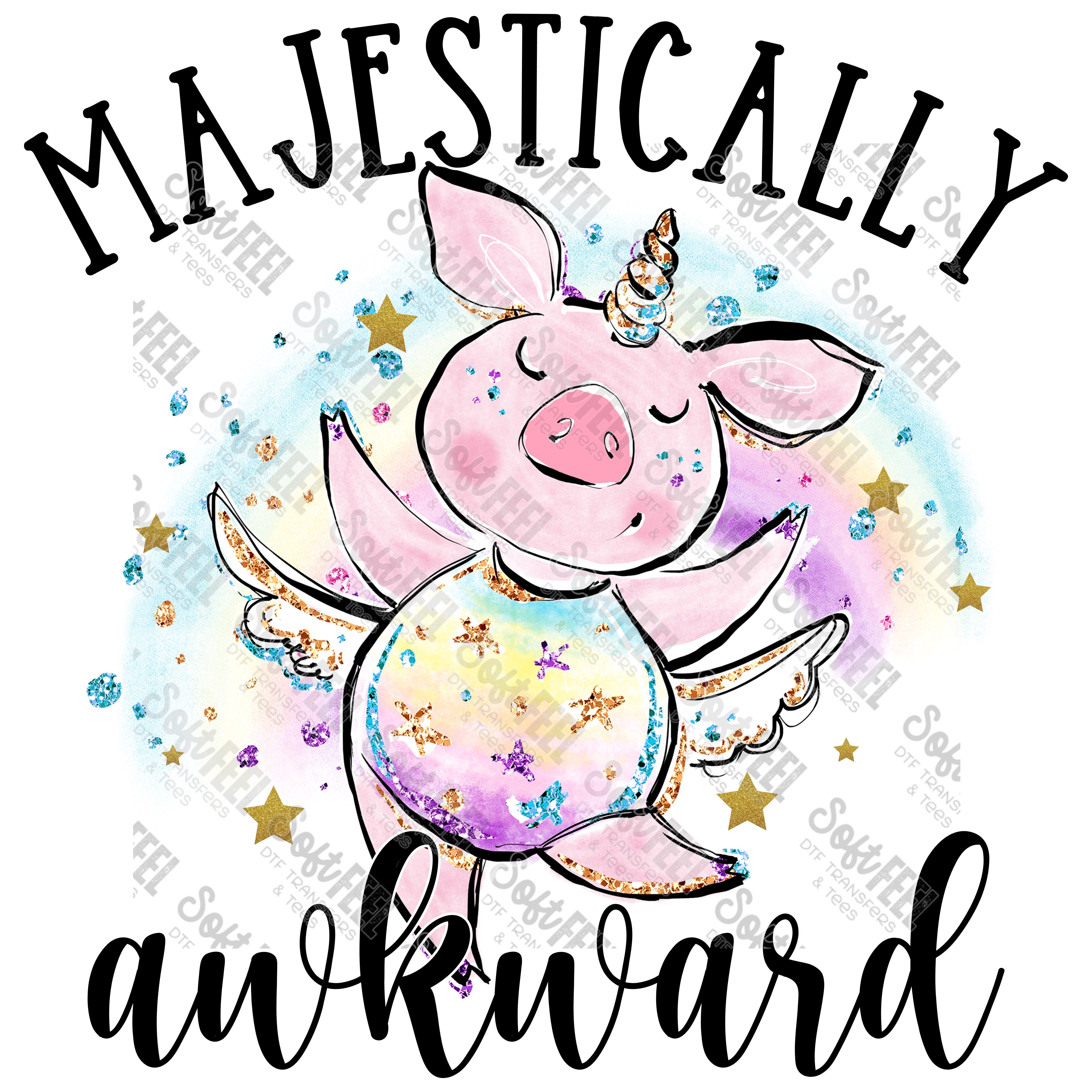 Majestically Awkward - Women&#39;s / Youth - Direct To Film Transfer / DTF - Heat Press Clothing Transfer