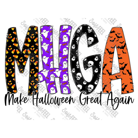 Make Halloween Great Again MHGA - Halloween Horror - Direct To Film Transfer / DTF - Heat Press Clothing Transfer