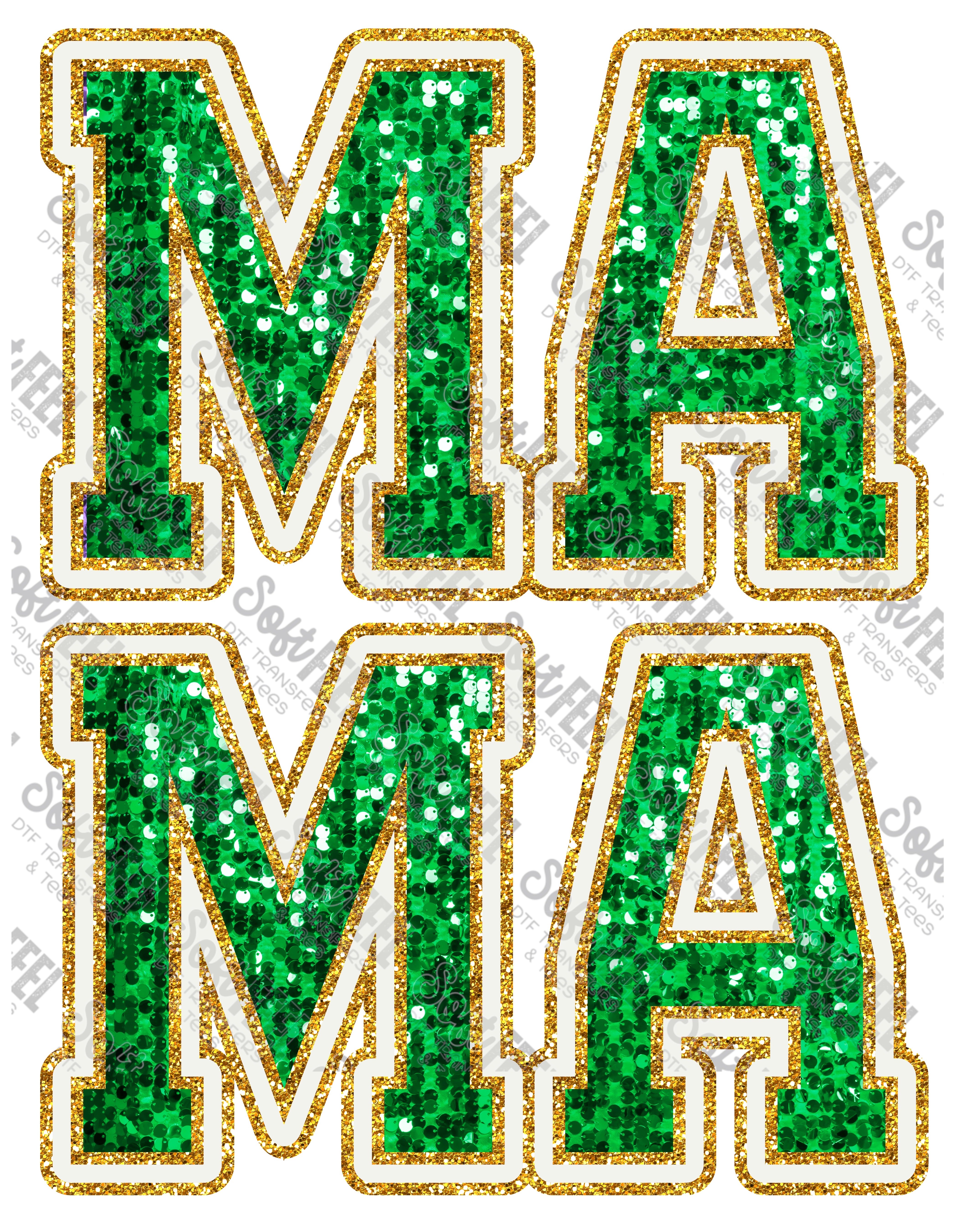 Mama Green - Women&#39;s - Direct To Film Transfer / DTF - Heat Press Clothing Transfer