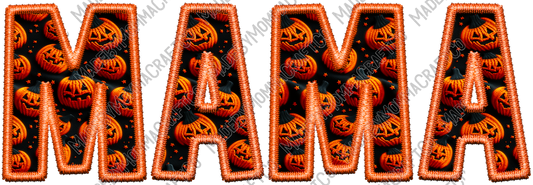 Mama Jack O Lantern - Halloween - Cheat Clear Waterslide™ or White Cast Sticker