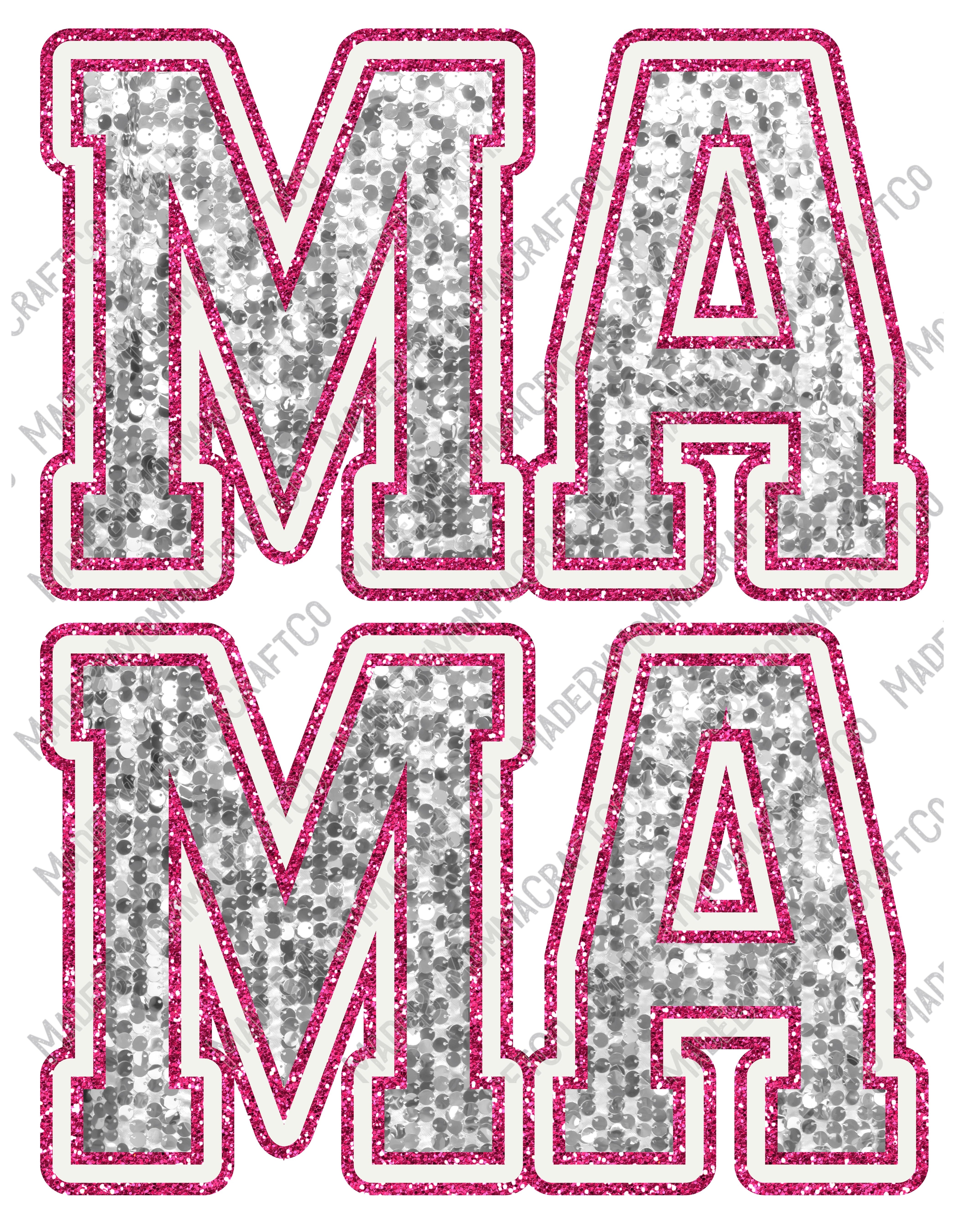 Mama Pink 2 - Women&#39;s / Christmas - Cheat Clear Waterslide™ or White Cast Sticker