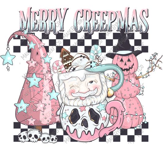 Merry Creepmas - Christmas - Cheat Clear Waterslide™ or White Cast Sticker