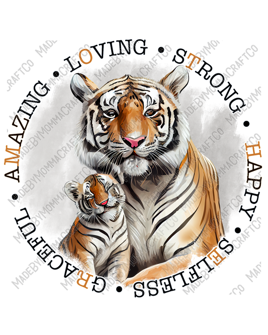 Mother Tiger - Animals - Cheat Clear Waterslide™ or Cheat Clear Sticker Decal