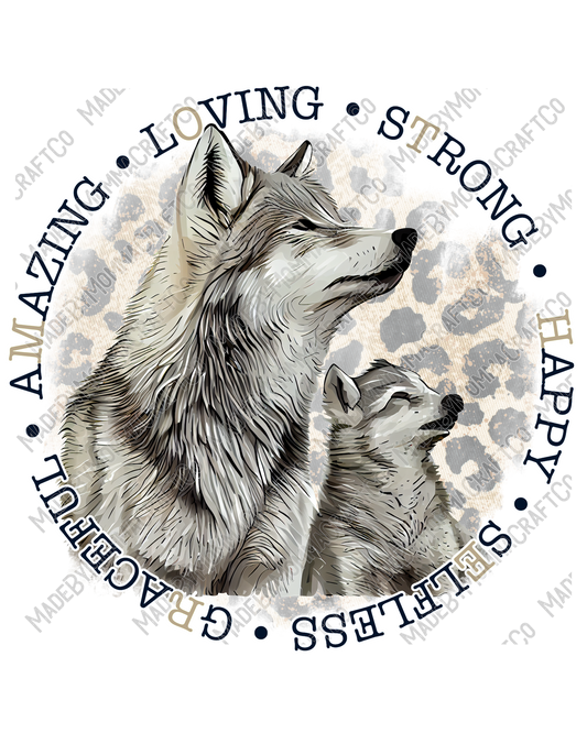 Mother Wolf - Animals - Cheat Clear Waterslide™ or Cheat Clear Sticker Decal