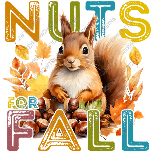 Nuts For Fall - Fall - Cheat Clear Waterslide™ or Cheat Clear Sticker Decal