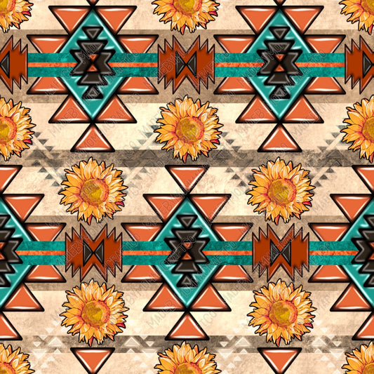 Native American Aztec 3 - Vinyl Or Waterslide Seamless Wrap