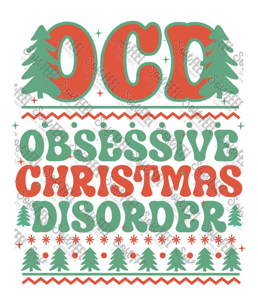 Obsessive Christmas Disorder - Christmas - Direct To Film Transfer / DTF - Heat Press Clothing Transfer