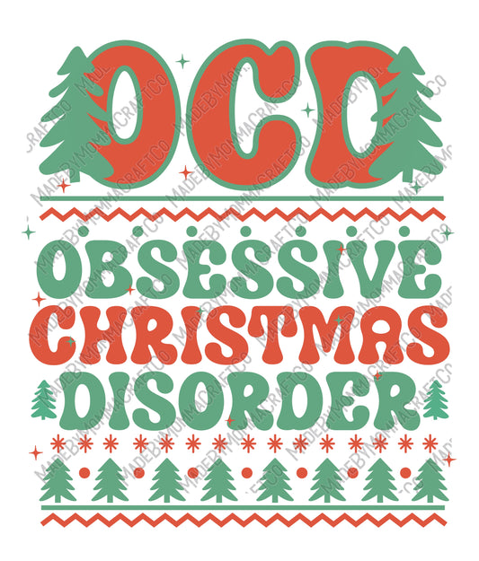 Obsessive Christmas Disorder - Christmas - Cheat Clear Waterslide™ or White Cast Sticker