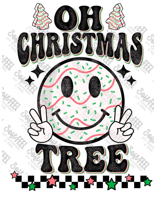 Oh Christmas Tree 3 - Women's / Christmas / Retro / Youth - Direct To Film Transfer / DTF - Heat Press Clothing Transfer