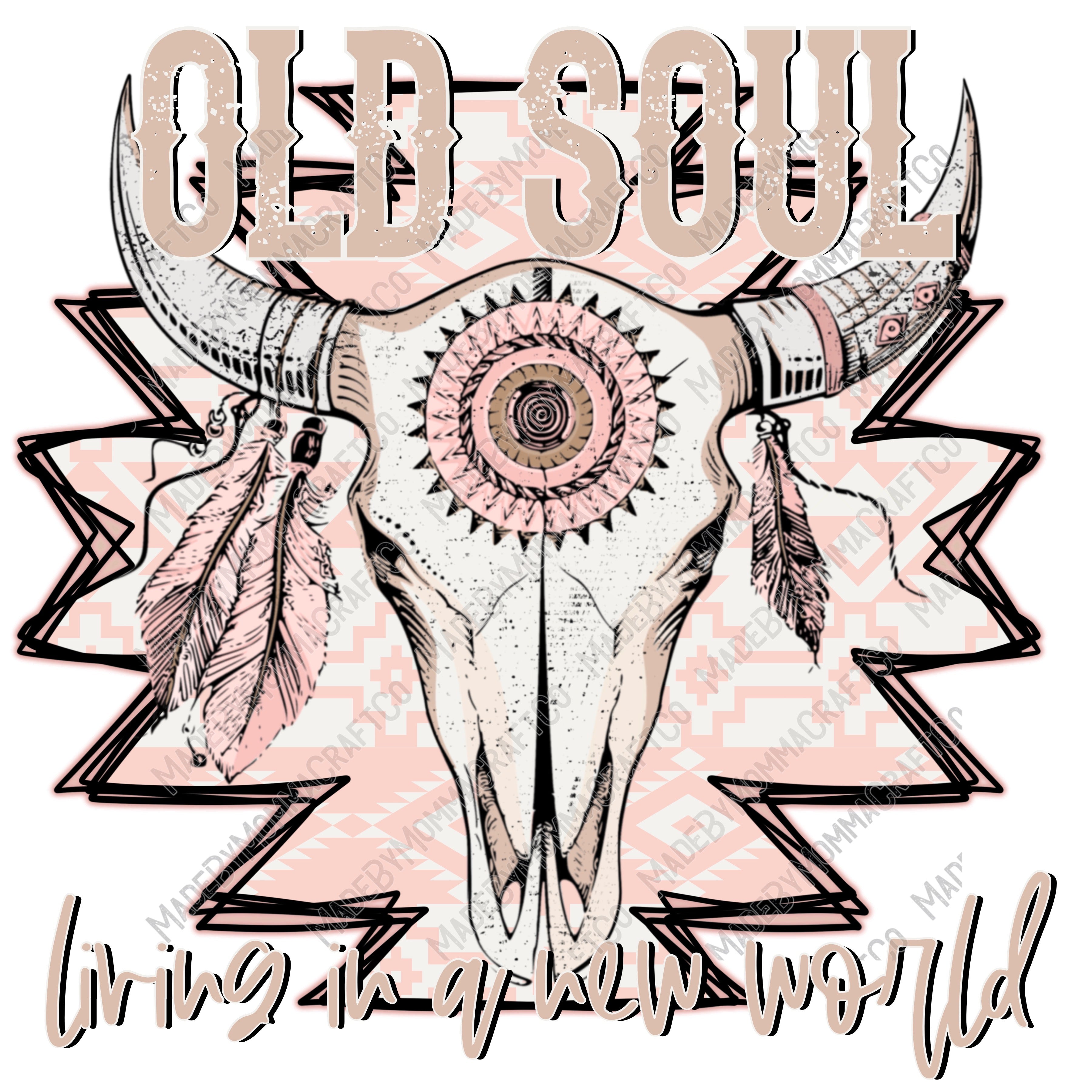 Old Soul - Country Western / Retro - Cheat Clear Waterslide™ or White Cast Sticker