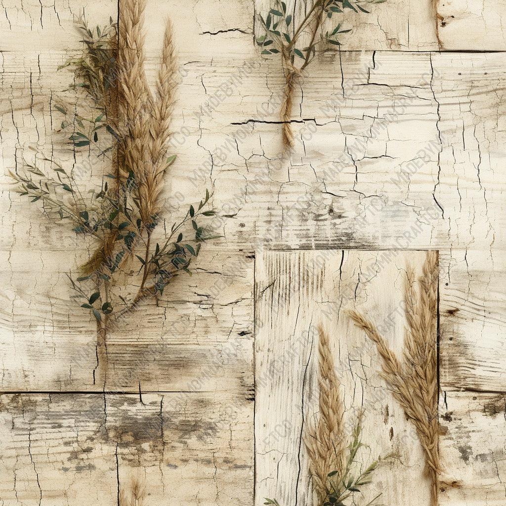 Old White Wash Wood - Vinyl Or Waterslide Seamless Wrap