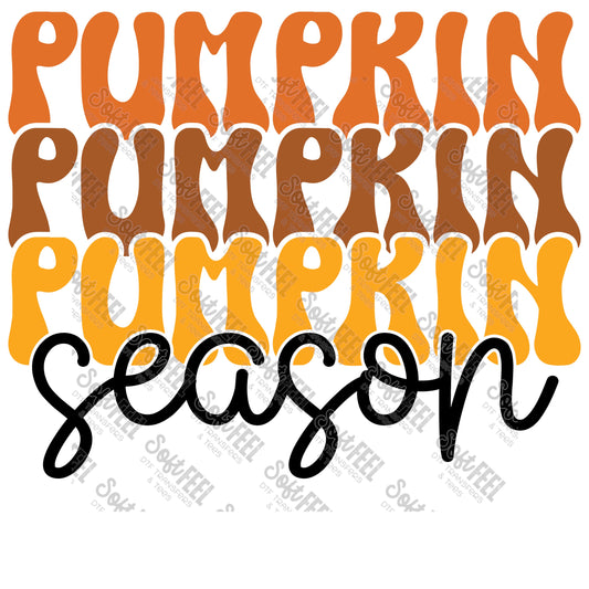 Pumpkin Season - youth / Fall / Halloween Horror - Direct To Film Transfer / DTF - Heat Press Clothing Transfer