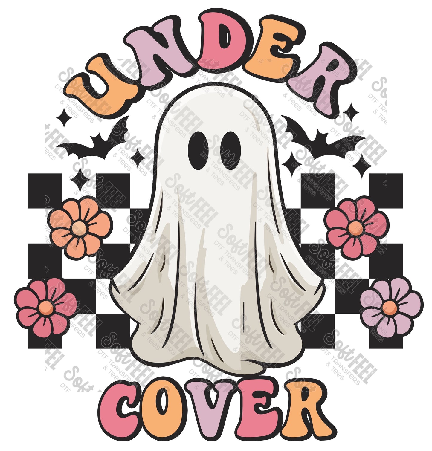 Under Cover Ghost - Youth / Retro / Halloween - Direct To Film Transfer / DTF - Heat Press Clothing Transfer