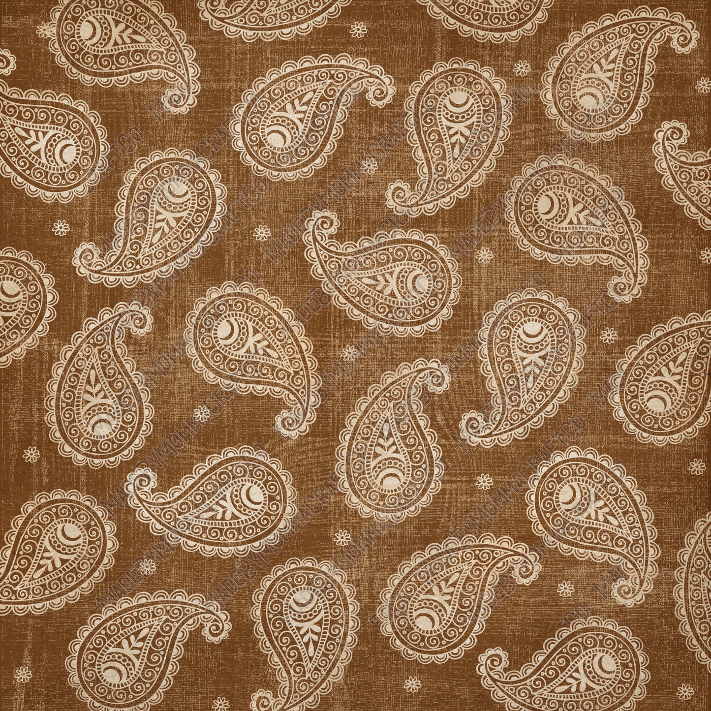 Rusty Cowboy Seamless 9 - Vinyl Or Waterslide Seamless Wrap