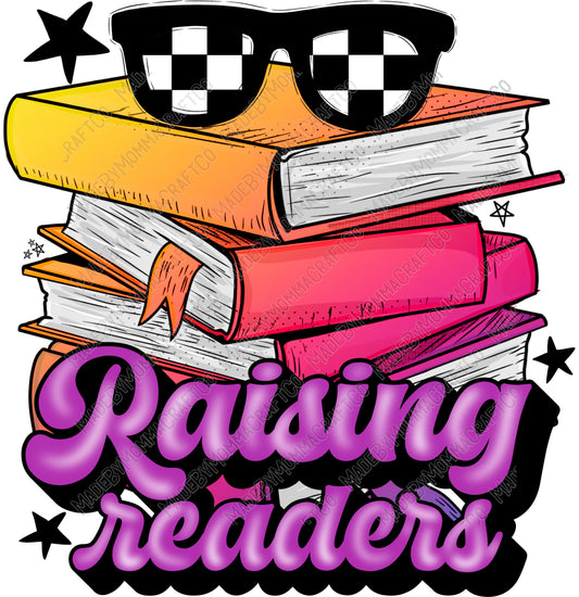 Raising readers - Back to School - Cheat Clear Waterslide™ or White Cast Sticker