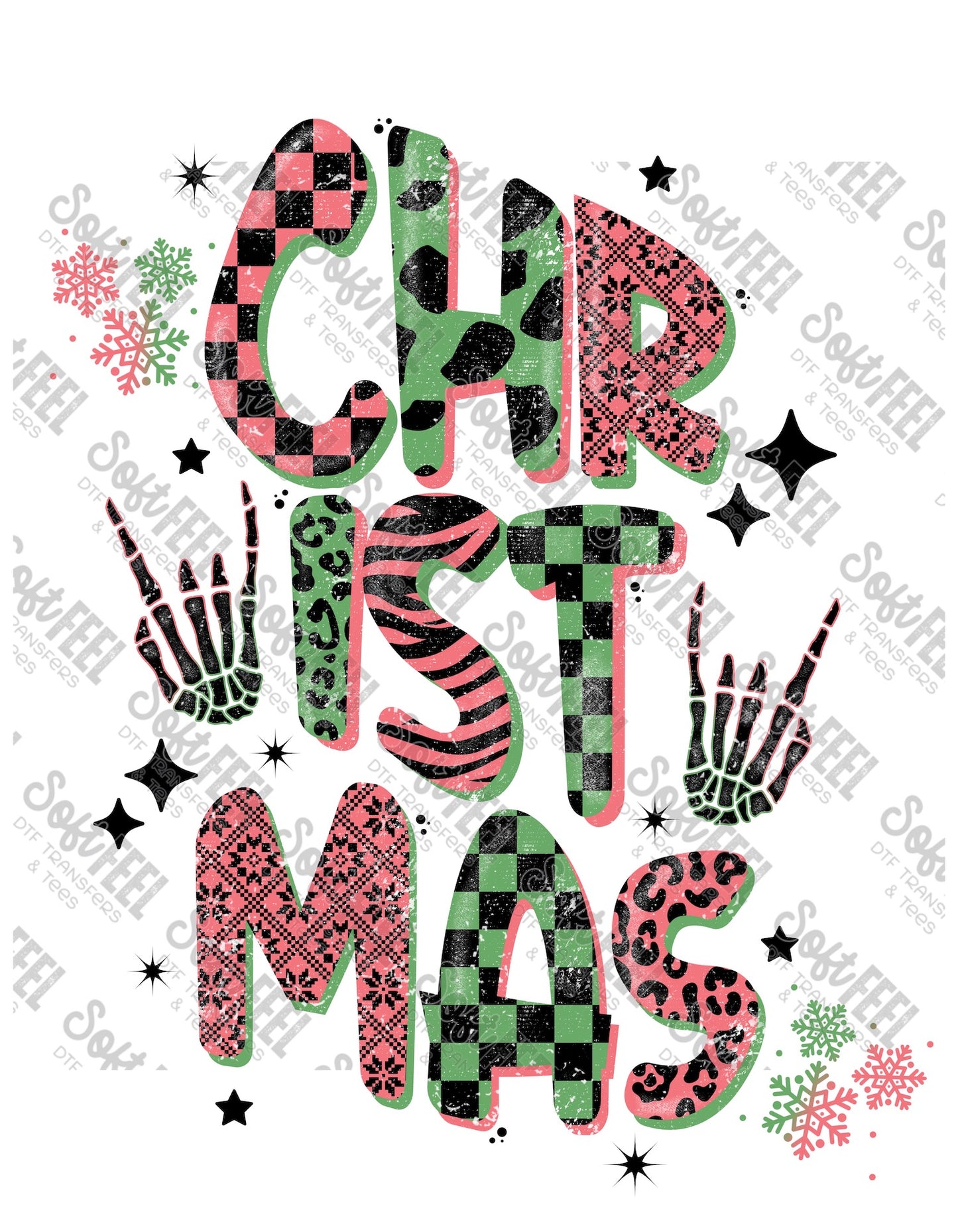 Christmas - Christmas / Retro - Direct To Film Transfer / DTF - Heat Press Clothing Transfer