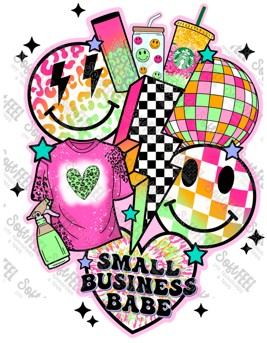 Small Business Collage - Retro / Youth - Direct To Film Transfer / DTF - Heat Press Clothing Transfer