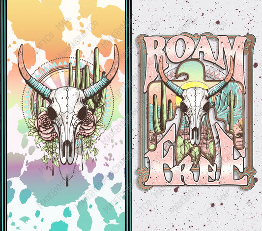 Roam Free - Sublimation or Waterslide Wrap - 20oz and 30oz