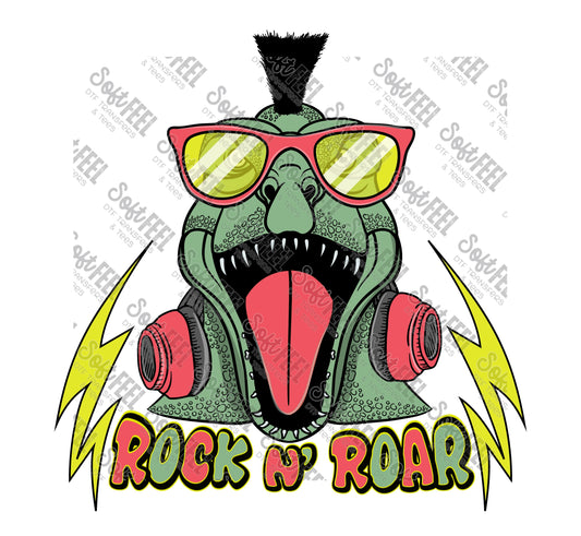 Rock N Roar - Youth - Direct To Film Transfer / DTF - Heat Press Clothing Transfer