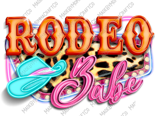 Rodeo Babe - Western - Cheat Clear Waterslide™ or White Cast Sticker