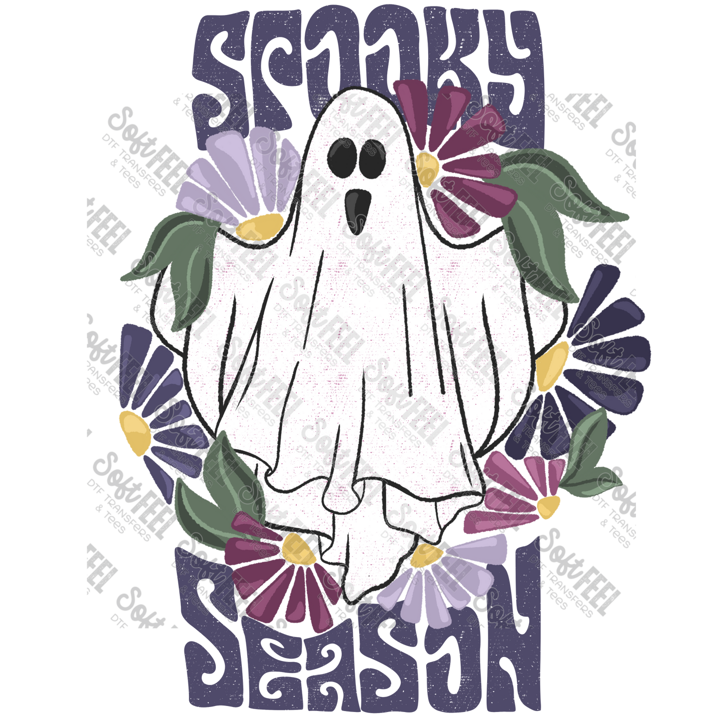 Spooky Season - Halloween / Fall - Direct To Film Transfer / DTF - Heat Press Clothing Transfer