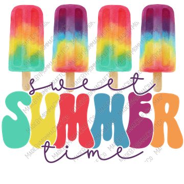 Sweet Summertime Popsicles - Cheat Clear Waterslide™ or Cheat Clear Sticker Decal