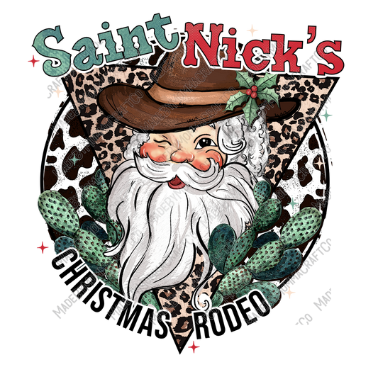 Saint Nicks Christmas Rodeo 2 - Cheat Clear Waterslide™ or White Cast Sticker