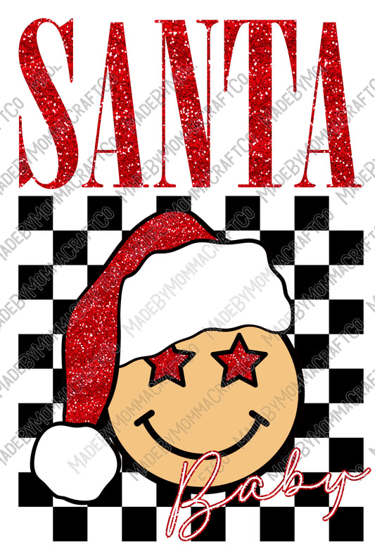 Santa Baby Glitter - Christmas - Cheat Clear Waterslide™ or Cheat Clear Sticker Decal