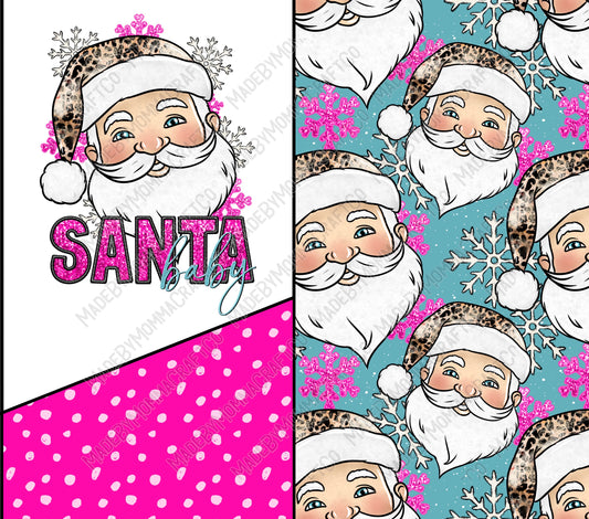 Santa Baby - Sublimation or Waterslide Wrap - 20oz and 30oz