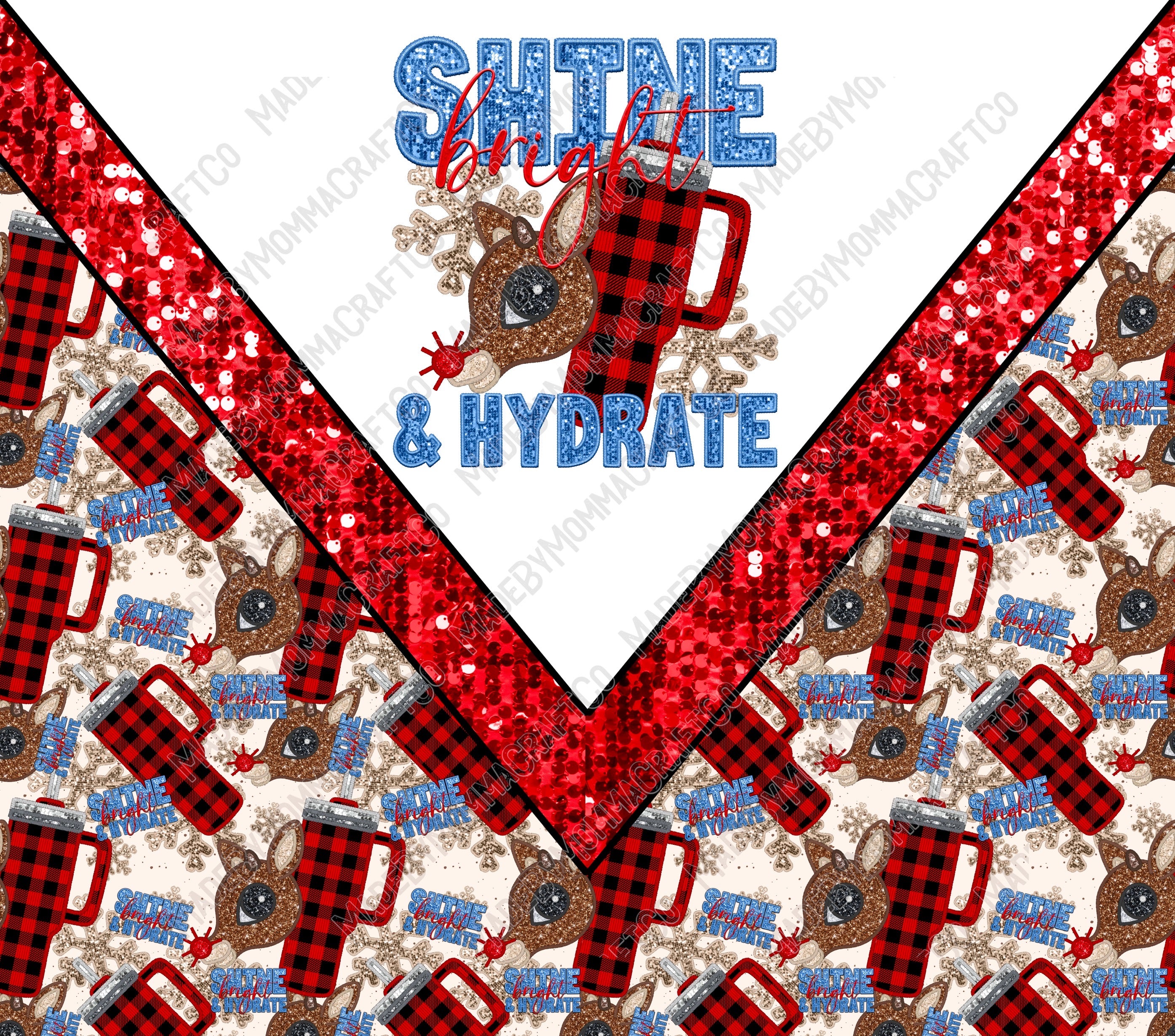 Shine Bright - Sublimation or Waterslide Wrap - 20oz and 30oz