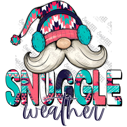 Snuggle Weather Aztec - Christmas - Direct To Film Transfer / DTF - Heat Press Clothing Transfer