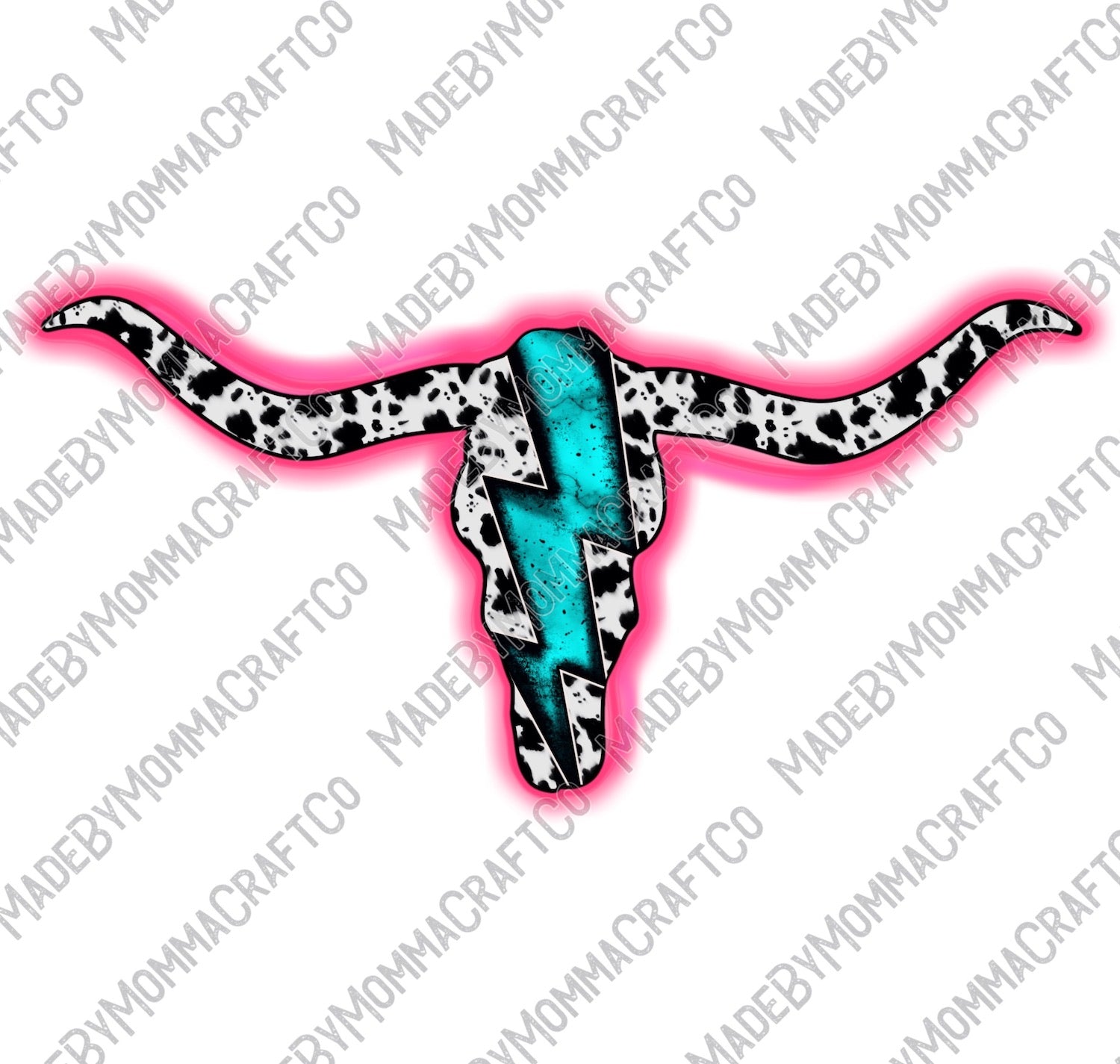 Somebodys Problem Horns- Country Western - Cheat Clear Waterslide™ or White Cast Sticker
