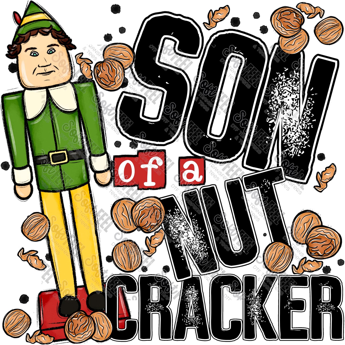 Son Of A Nutcracker - Christmas - Direct To Film Transfer / DTF - Heat Press Clothing Transfer