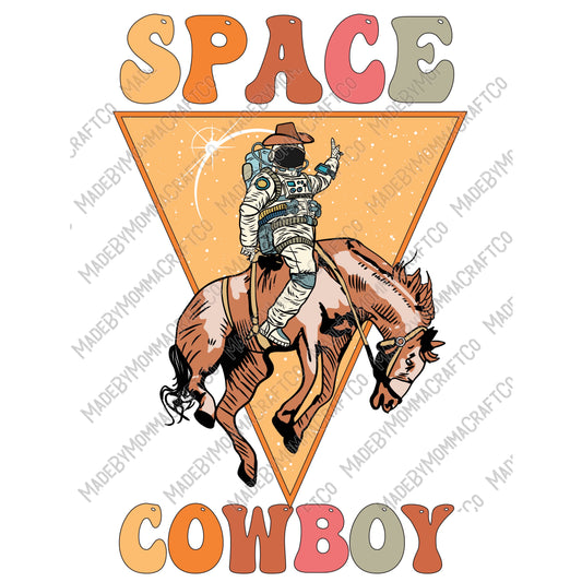 Space Cowboy Western - Cheat Clear Waterslide™ or White Cast Sticker