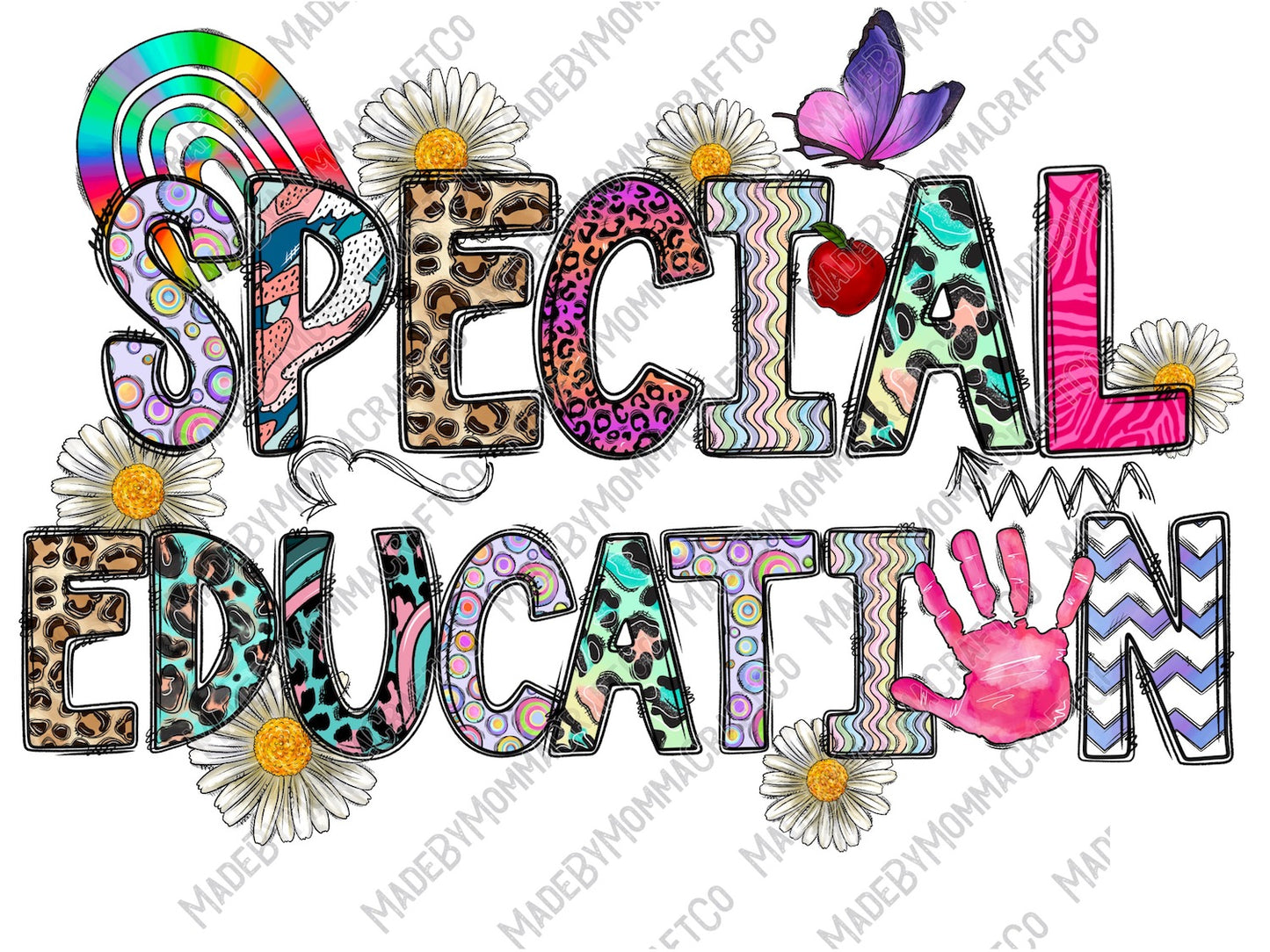 Special Education - Cheat Clear Waterslide™ or White Cast Sticker