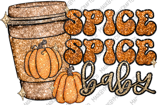 Spice Spice Baby - Fall - Cheat Clear Waterslide™ or Cheat Clear Sticker Decal