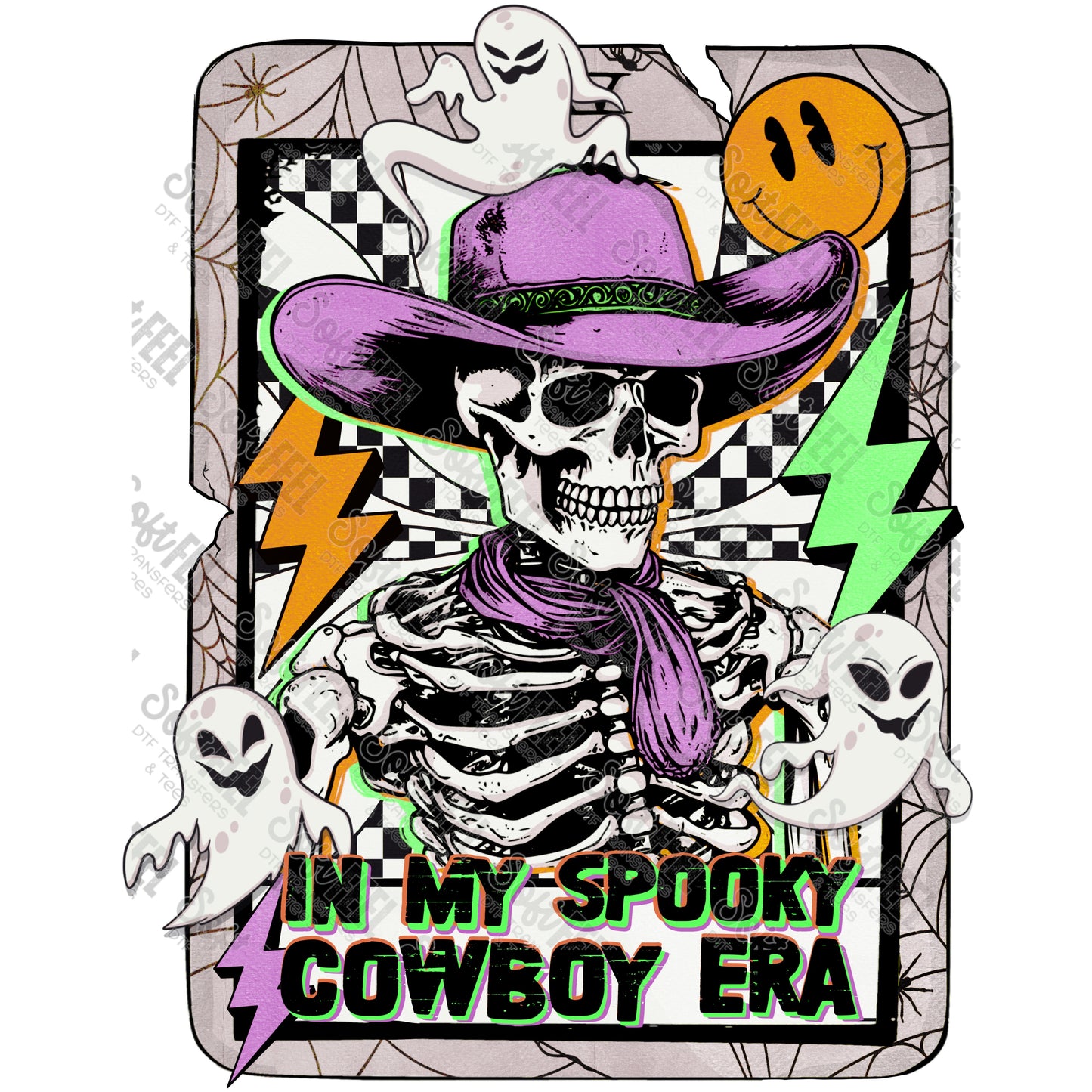 Spooky Cowboy Era - Halloween Horror - Direct To Film Transfer / DTF - Heat Press Clothing Transfer