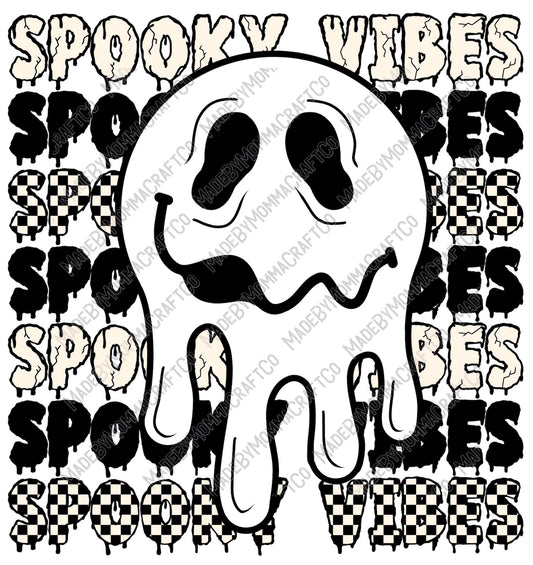 Retro Spooky Vibes - Halloween - Cheat Clear Waterslide™ or White Cast Sticker