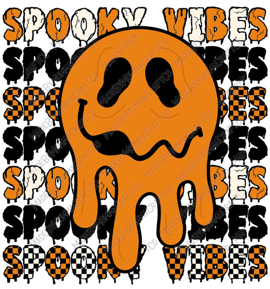 Retro Spooky Vibes - Halloween - Cheat Clear Waterslide™ or White Cast Sticker