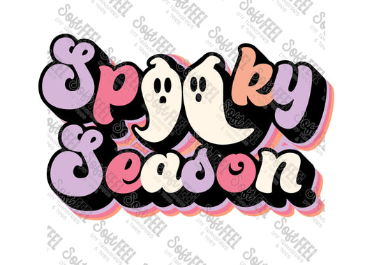 Spooky Season - Retro / Youth / Halloween Horror - Direct To Film Transfer / DTF - Heat Press Clothing Transfer