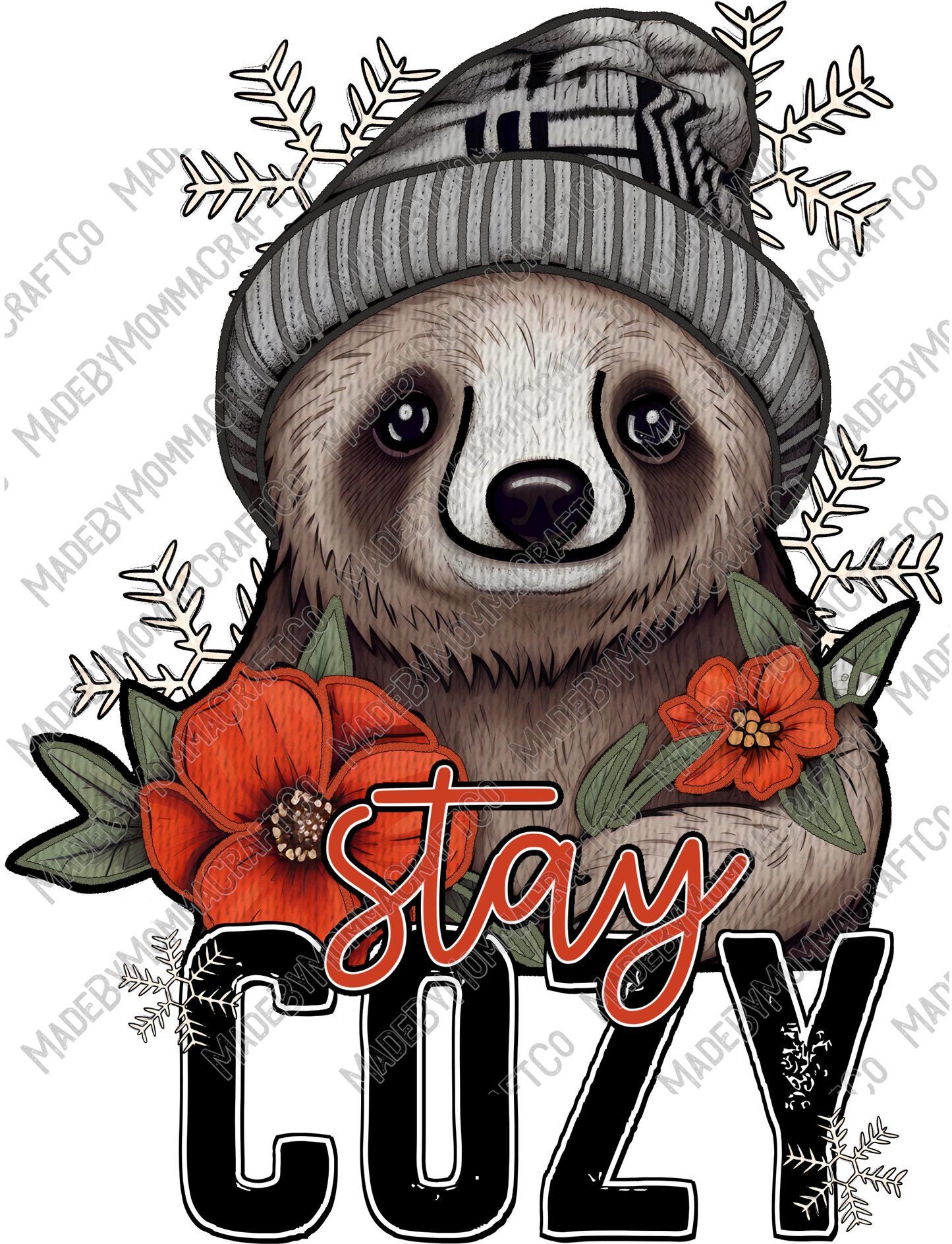 Stay Cozy - Cheat Clear Waterslide™ or White Cast Sticker