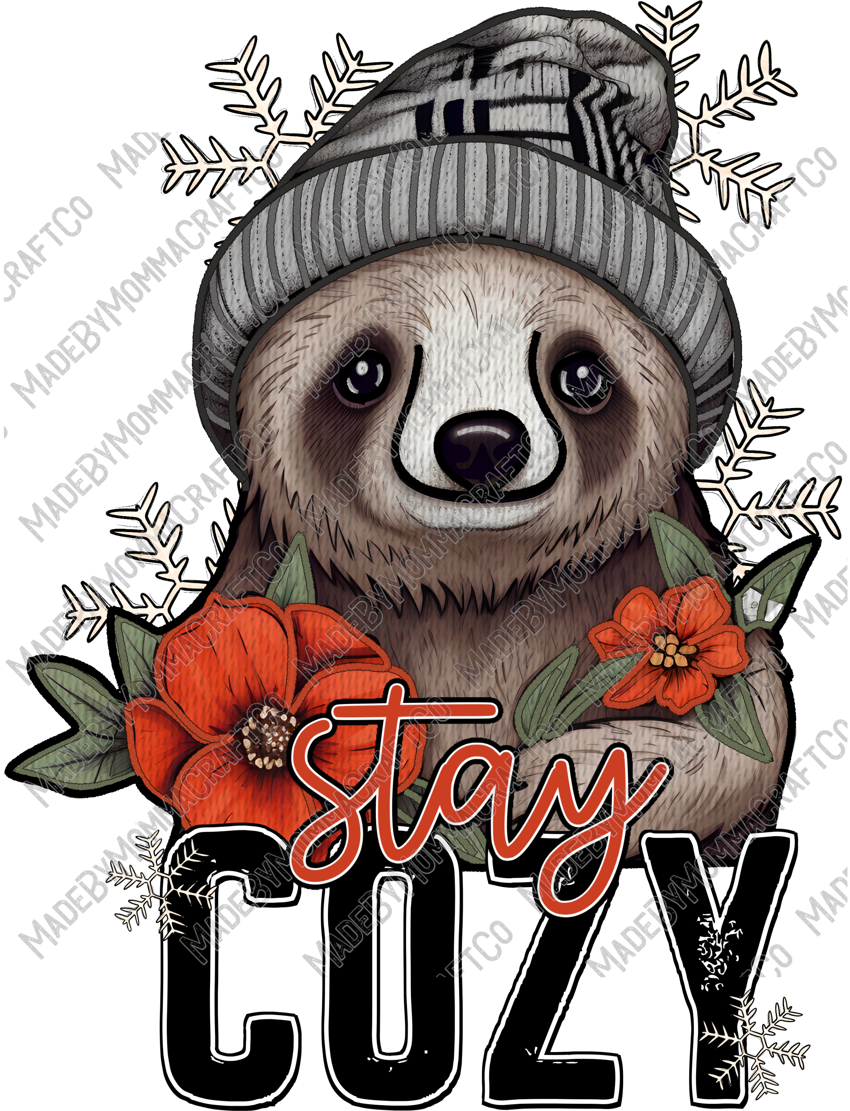 Stay Cozy - Cheat Clear Waterslide™ or White Cast Sticker