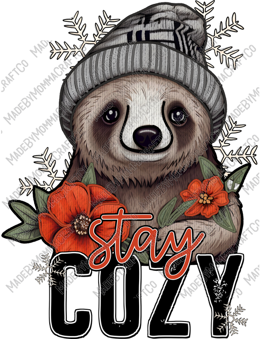 Stay Cozy - Cheat Clear Waterslide™ or White Cast Sticker