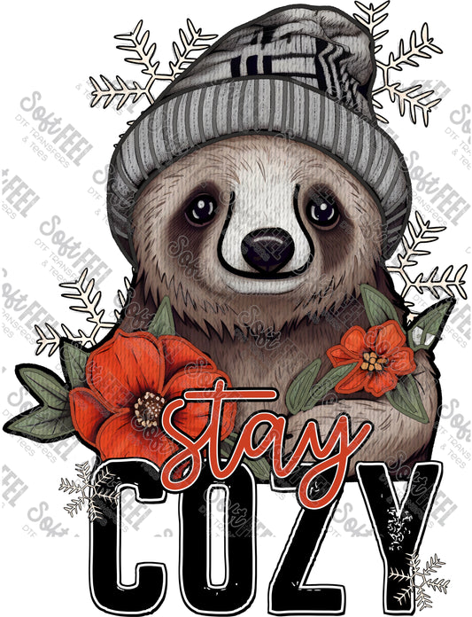 Stay Cozy - Christmas - Direct To Film Transfer / DTF - Heat Press Clothing Transfer