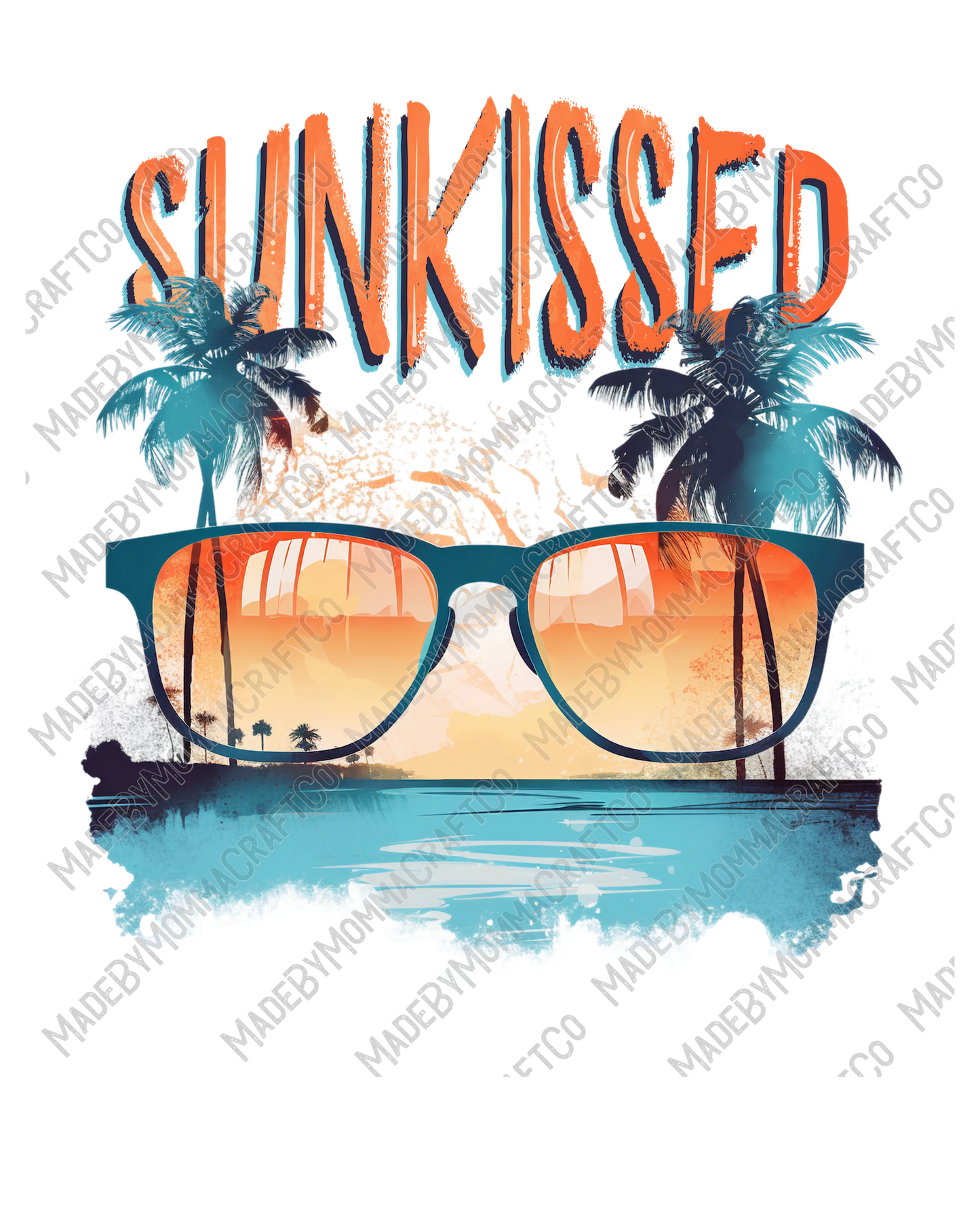 Sunkissed - Summer - Cheat Clear Waterslide™ or White Cast Sticker