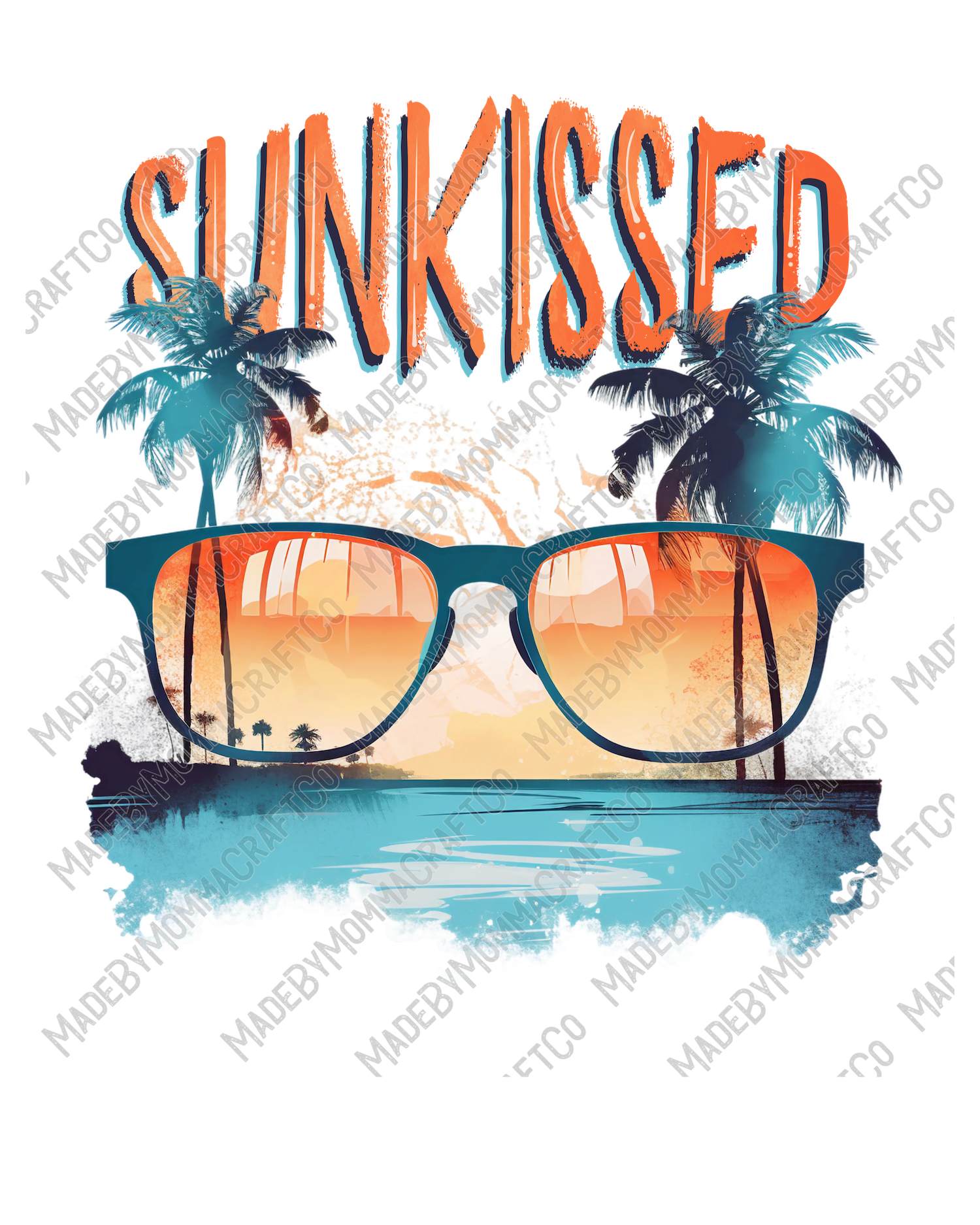 Sunkissed - Summer - Cheat Clear Waterslide™ or White Cast Sticker