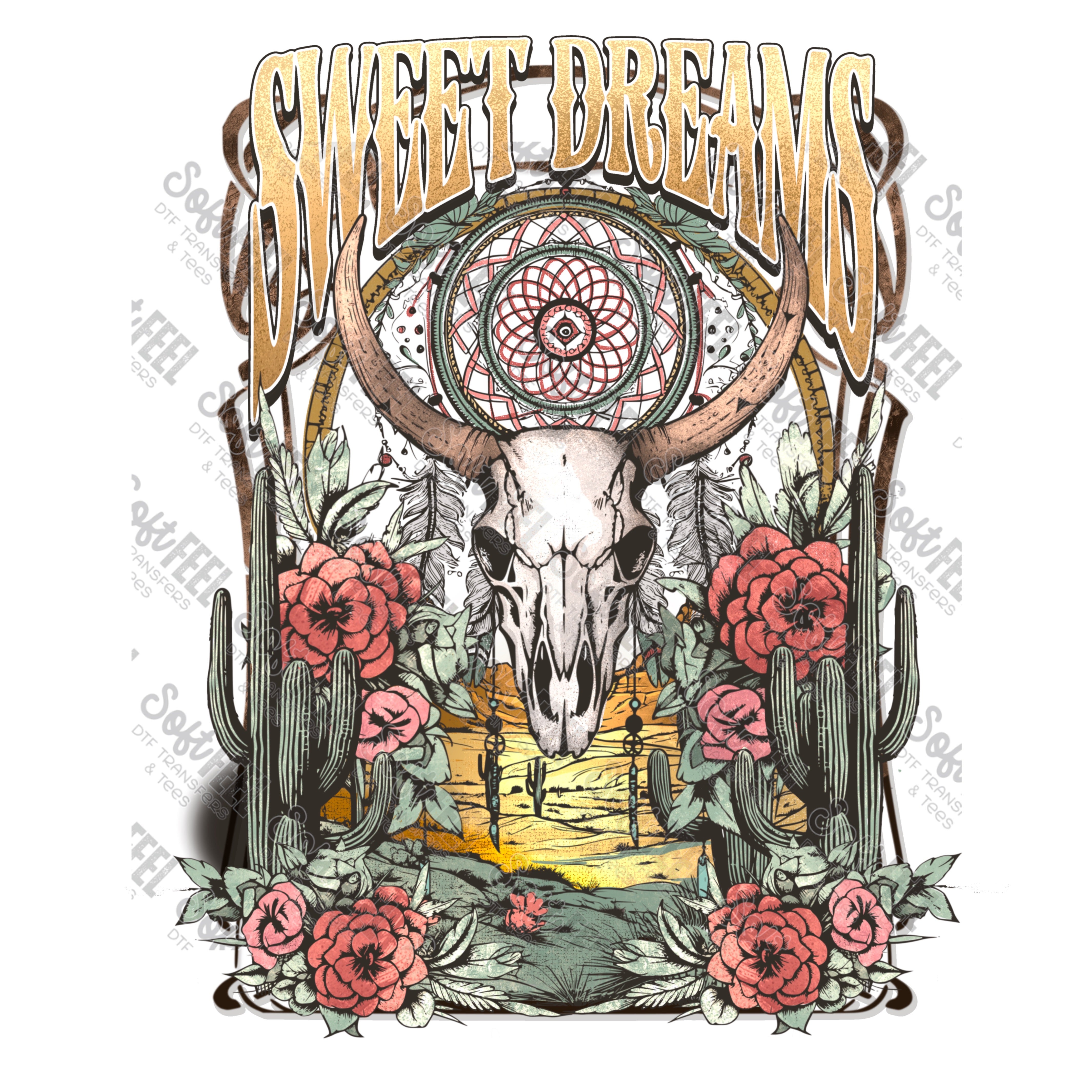 Sweet Transfer Sweet Dreams - Music / Western - Direct To Film Transfer / DTF - Heat ...